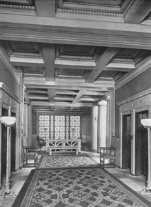 Hol windy, pierwsze piętro, budynek Fraternity Clubs, Nowy Jork, 1924 autorstwa Unbekannt