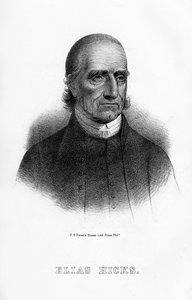 Elias Hicks, amerykański kaznodzieja, 1854 autorstwa Unbekannt