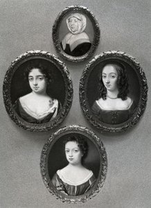 Elizabeth Cromwell, matka Olivera Cromwella i jego córek, Mary, Elizabeth i Bridget, 1899. autorstwa Unbekannt