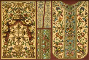 Haft, gobelin skórzany, dzieło złotnicze, XVII, XVIII i XIX w., 1898 r. autorstwa Unbekannt