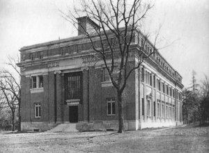 Emerson Hall, Harvard University, Cambridge, Massachusetts, USA, początek XX wieku autorstwa Unbekannt