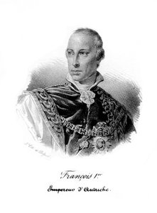 Cesarz Austrii Franciszek I, XIX w. autorstwa Unbekannt