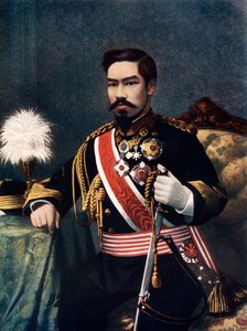 Cesarz Japonii Meiji, koniec XIX-początek XX wieku autorstwa Unbekannt