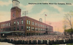 Pracownicy Cadillac Motor Car Company, Detroit, lata 30. XX wieku. autorstwa Unbekannt