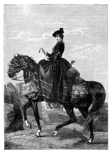 Cesarzowa Eugenia de Montijo 1826-1920 autorstwa Unbekannt