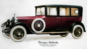 Zamknięty napęd Rolls-Royce limuzyna z przegrodą za kierowcą, c1910-1929 autorstwa Unbekannt