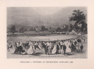 Anglia przeciwko Wiktorii w Melbourne, Australia, styczeń 1862 1912 r autorstwa Unbekannt