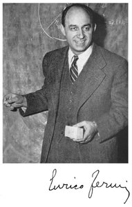 Enrico Fermi, urodzony we Włoszech amerykański fizyk jądrowy autorstwa Unbekannt