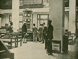 Hala wejściowa, londyńska stacja lotnicza, 1927 autorstwa Unbekannt