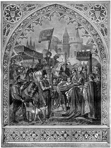 Wjazd Ludwika XI z Francji do Troyes, 1462 1882-1884 autorstwa Unbekannt