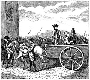 Eskortowany przez wojsko na tortury, 1885 autorstwa Unbekannt
