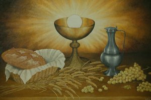 Eucharystia, Notre Dame de la Gorge, Francja autorstwa Unbekannt