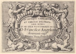 Księga Starożytnych Cameorum i Gemmy nakreślona przez Eneę Vic..., wydana 1599-1622. autorstwa Unbekannt
