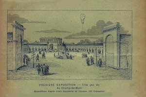 Wystawa wyrobów przemysłu francuskiego, Paryż, 1798 Od Bon Marché, 1900. autorstwa Unbekannt