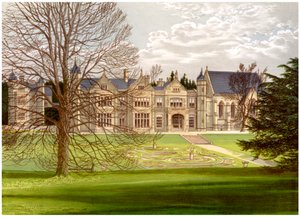 Exton House, Rutland, dom hrabiego Gainsborough, ok. 1880 autorstwa Unbekannt