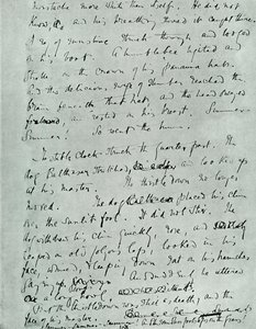 Strona faksymile MS dla Indian Summer of a Forsyte, John Galsworthy, 1918, 1928. autorstwa Unbekannt