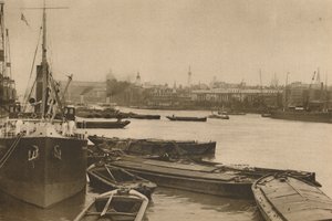 Wierne statki, które służą Londynowi potrzebują: basen od Custom House do Billingsgate, c1935. autorstwa Unbekannt