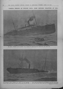 Słynne wraki minionych dni: niektóre historyczne katastrofy na morzu, 20 kwietnia 1912 r. autorstwa Unbekannt