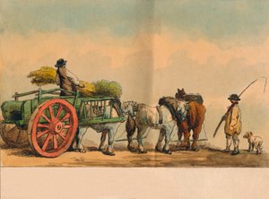 Robotnicy rolni i wóz, 1797. autorstwa Unbekannt