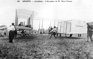 Dwupłatowiec Farman nr 1, c1912 autorstwa Unbekannt