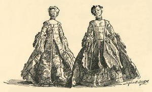 Modna lalka w woreczku Watteau z tafty z halką z haczykiem, c1750-1800, 1937 autorstwa Unbekannt