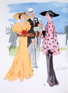 Ilustracja mody, 1935 autorstwa Unbekannt
