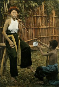 Femme Fumant De LOpium, Kobieta paląca opium, 1900. autorstwa Unbekannt