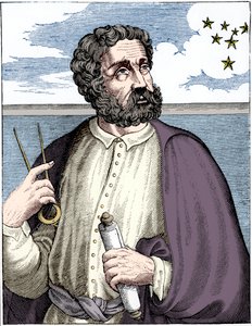 Ferdinand Magellan c1480-c1521, portugalski nawigator. autorstwa Unbekannt