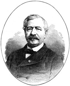 Ferdinand de Lesseps, XIX-wieczny francuski dyplomata i przedsiębiorca, 1900 autorstwa Unbekannt