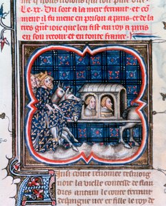 Fernando Portugalii wzięty do niewoli, c1212, 1375-1379 autorstwa Unbekannt