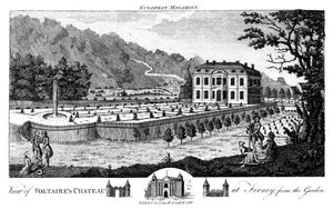 Ferney koło Genewy, Szwajcaria, 1786 autorstwa Unbekannt