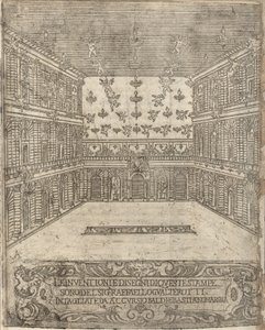 Biesiady na weselu Księdza Francesco Medici Wielkiego Księcia Toskanii i... Pani. Bianka C..., 1579. autorstwa Unbekannt