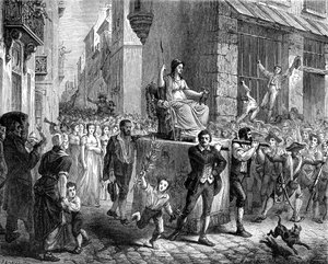 Festiwal Rozumu, Paryż, 1793 1882-1884 autorstwa Unbekannt