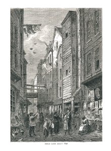 Field Lane około 1840 autorstwa Unbekannt