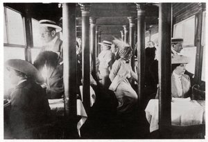 Firma filmowa na pokładzie Zeppelin LZ13 Hansa, c1912-1914 1933 autorstwa Unbekannt