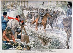 Filmowanie w Mandżurii podczas wojny rosyjsko-japońskiej, 1904 autorstwa Unbekannt