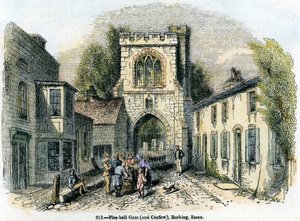 Brama strażacka i godzina policyjna, Barking, Essex, 1845 autorstwa Unbekannt