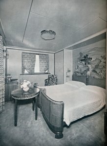 Kabina pierwszej klasy de Luxe na pokładzie Victoria, 1931 r autorstwa Unbekannt