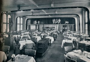 Salon Jadalnia Pierwszej Klasy na pokładzie Victoria, 1931 autorstwa Unbekannt