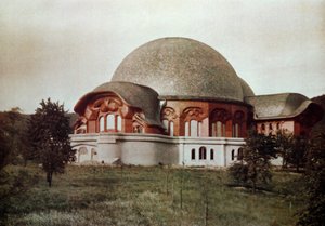 Pierwsze Goetheanum, widok z przodu na południe, Dornach, Szwajcaria, 1922 autorstwa Unbekannt