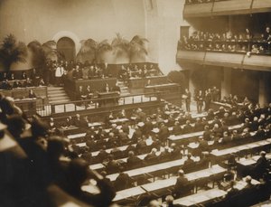 Pierwsze spotkanie Ligi Narodów 15 listopada 1920 r. w Genewie 1920 r. autorstwa Unbekannt