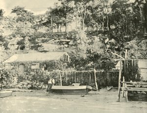 Chatka rybacka, Como., 1901. autorstwa Unbekannt