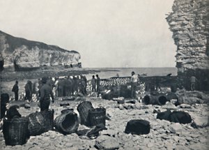 Flamborough - Rybacy przy pracy, 1895 autorstwa Unbekannt