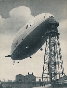 Unosząca się na czubku masztu, potężna koperta niewidzialnej mocy, c1935 autorstwa Unbekannt