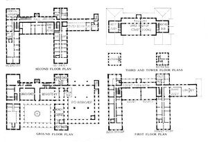 Plany pięter, budynek federalny, Honolulu, Hawaje, 1924 autorstwa Unbekannt