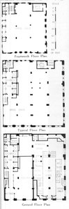 Plany pięter, budynek Johns-Manville, Nowy Jork, 1924 autorstwa Unbekannt