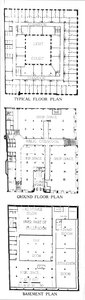 Plany pięter, SW Straus & Co Building, Chicago, Illinois, 1924 autorstwa Unbekannt