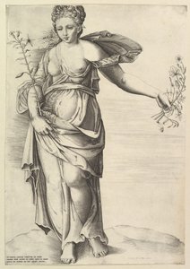 Flora, ca. 1560-70. autorstwa Unbekannt