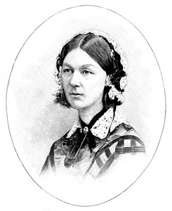 Florence Nightingale 1820-1910, brytyjska pielęgniarka autorstwa Unbekannt