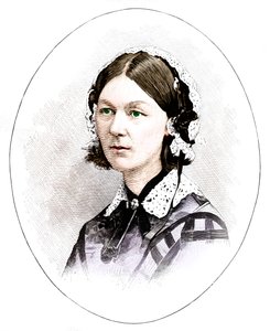 Florence Nightingale 1820-1910, brytyjska pielęgniarka autorstwa Unbekannt